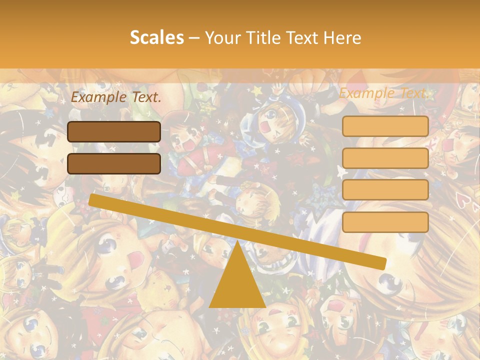 A Group Of Children In A Crowd Of People Powerpoint Template PowerPoint Template