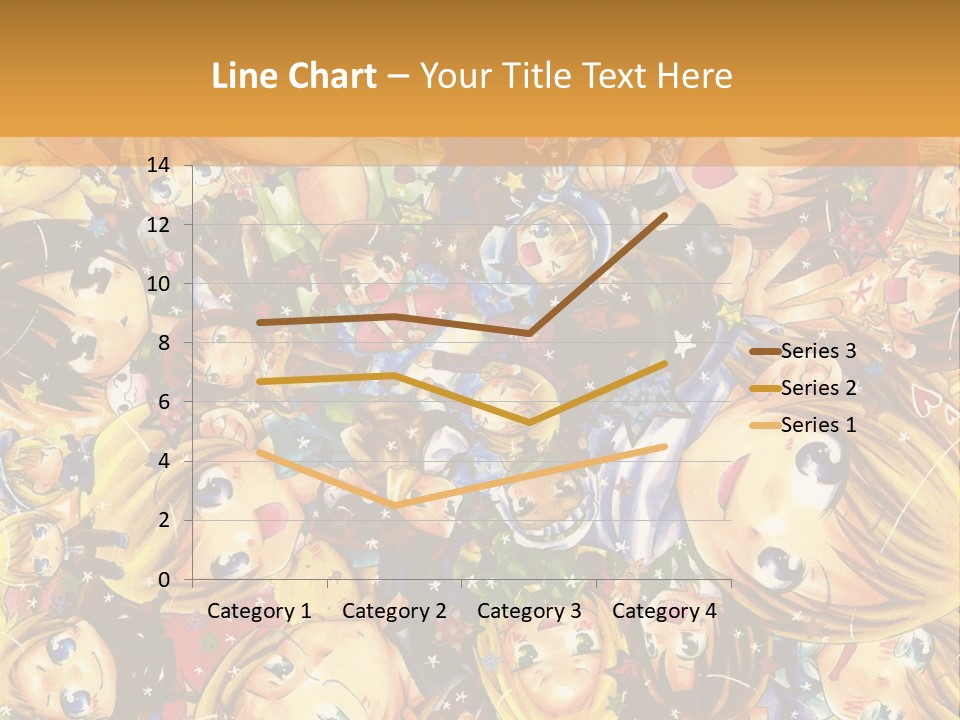 A Group Of Children In A Crowd Of People Powerpoint Template PowerPoint Template
