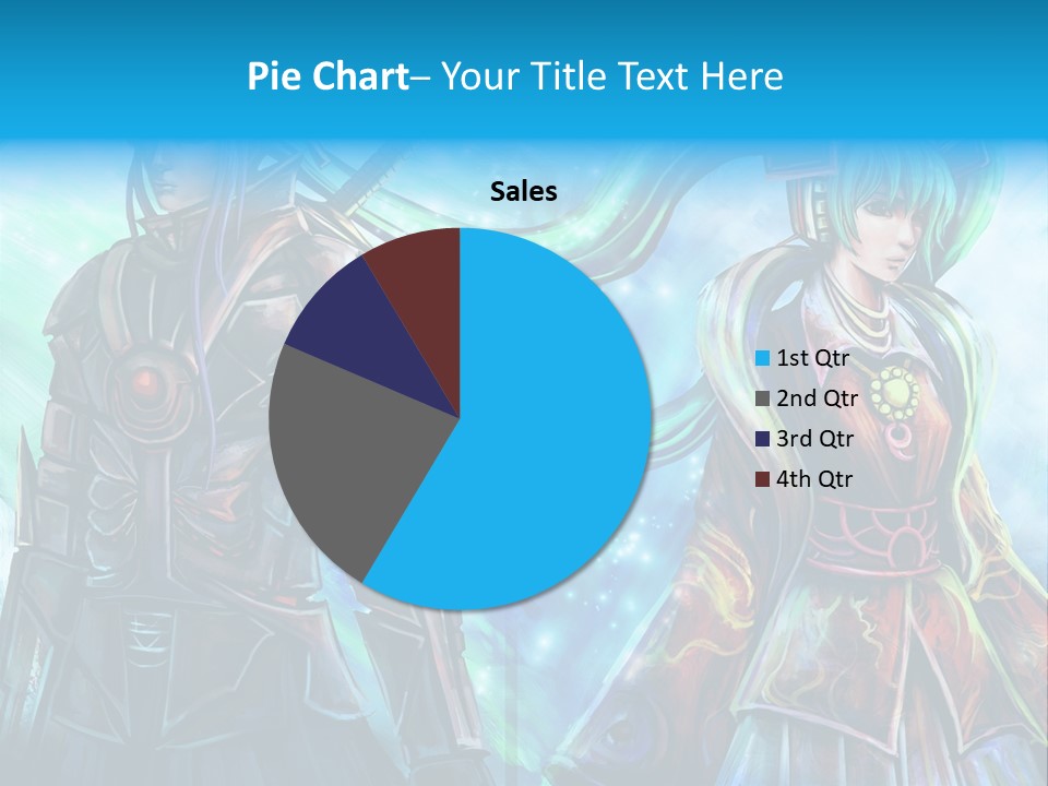 A Couple Of People Standing Next To Each Other PowerPoint Template