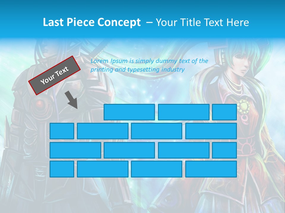 A Couple Of People Standing Next To Each Other PowerPoint Template