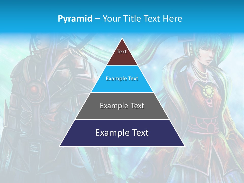 A Couple Of People Standing Next To Each Other PowerPoint Template