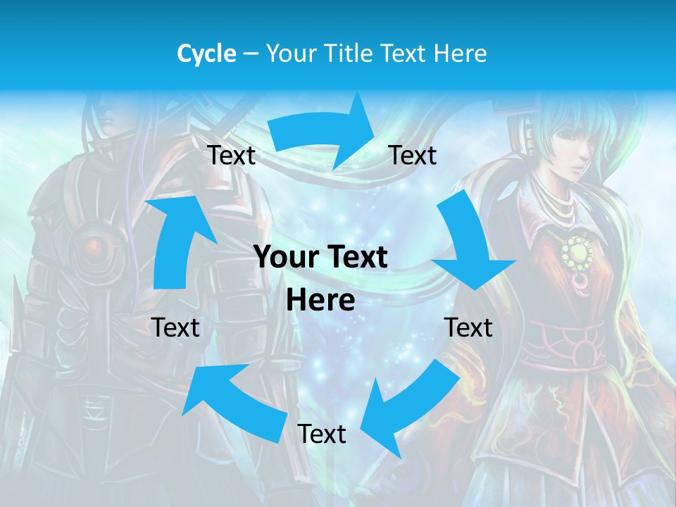 A Couple Of People Standing Next To Each Other PowerPoint Template