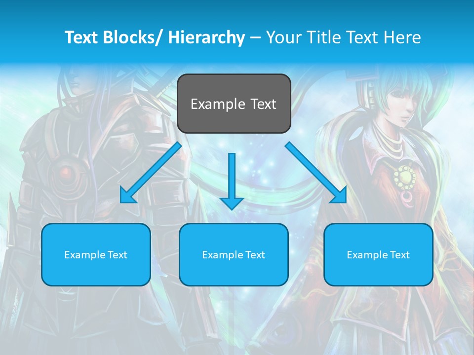 A Couple Of People Standing Next To Each Other PowerPoint Template