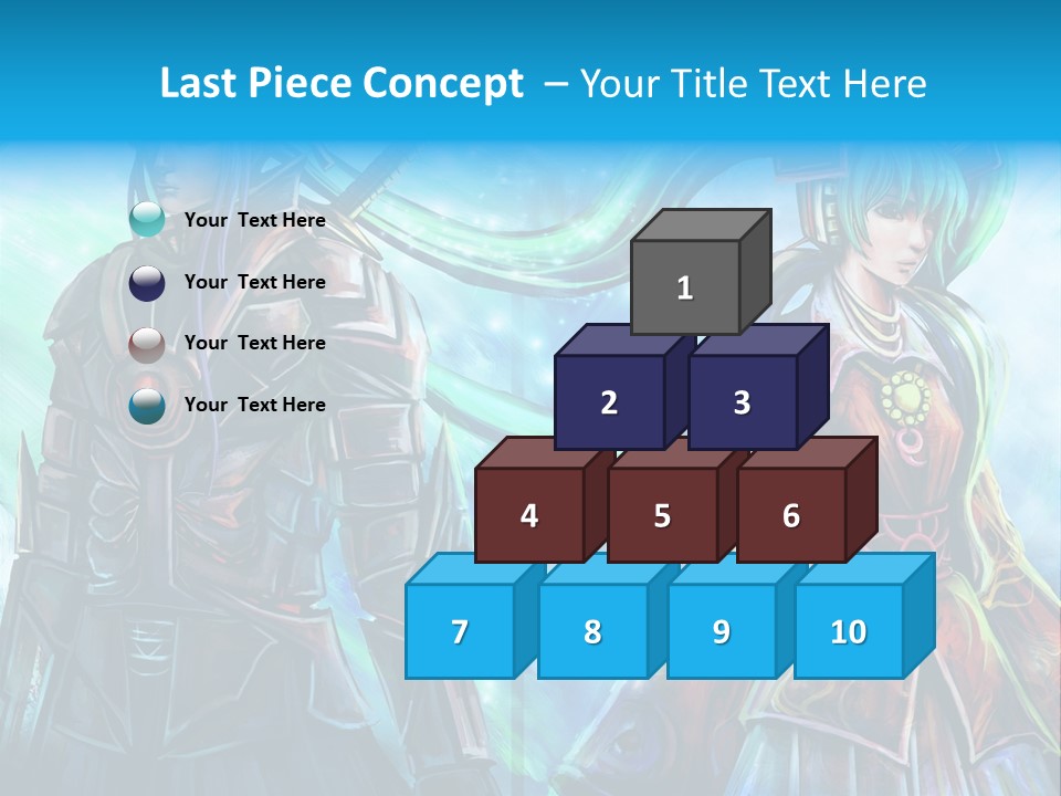 A Couple Of People Standing Next To Each Other PowerPoint Template