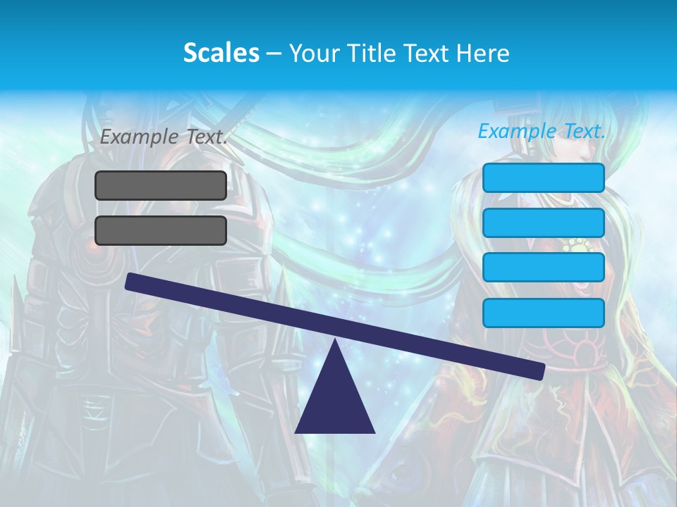 A Couple Of People Standing Next To Each Other PowerPoint Template