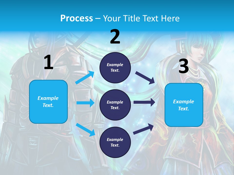 A Couple Of People Standing Next To Each Other PowerPoint Template