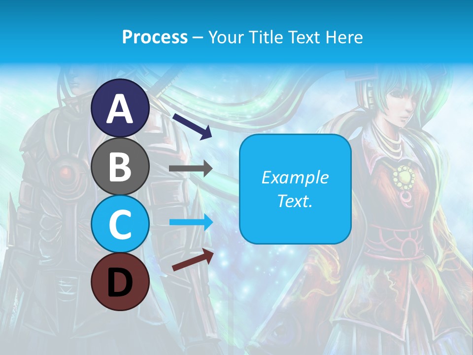 A Couple Of People Standing Next To Each Other PowerPoint Template
