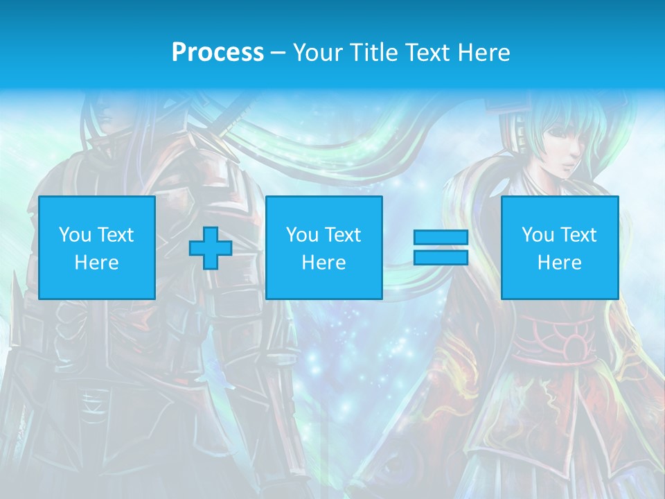 A Couple Of People Standing Next To Each Other PowerPoint Template