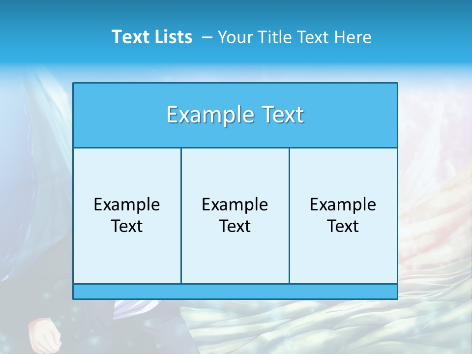 A Man In A Suit Is Standing In Front Of A Blue Background PowerPoint Template