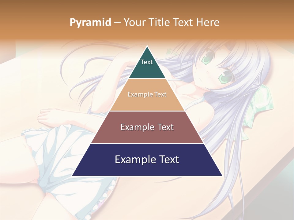 A Woman Laying On Top Of A Wooden Table PowerPoint Template