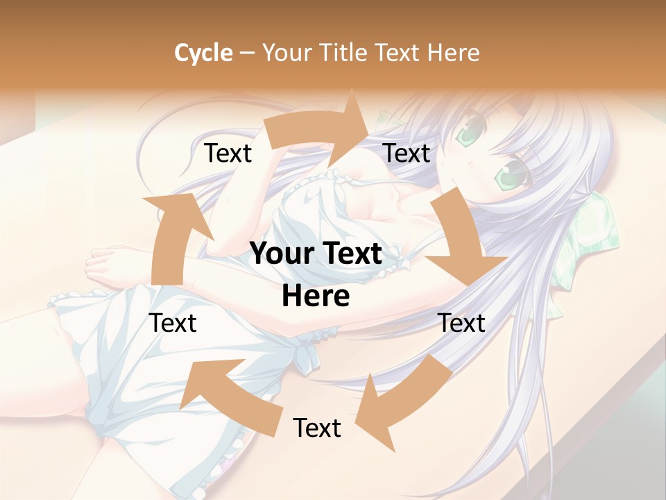 A Woman Laying On Top Of A Wooden Table PowerPoint Template