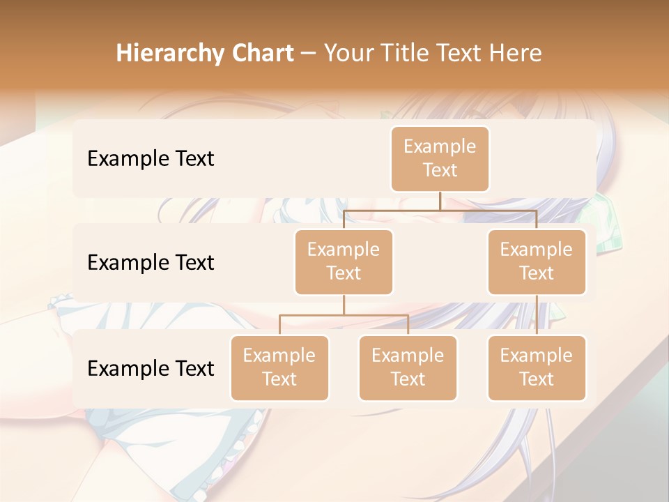 A Woman Laying On Top Of A Wooden Table PowerPoint Template