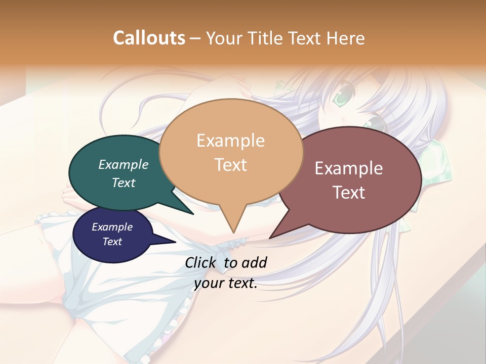 A Woman Laying On Top Of A Wooden Table PowerPoint Template