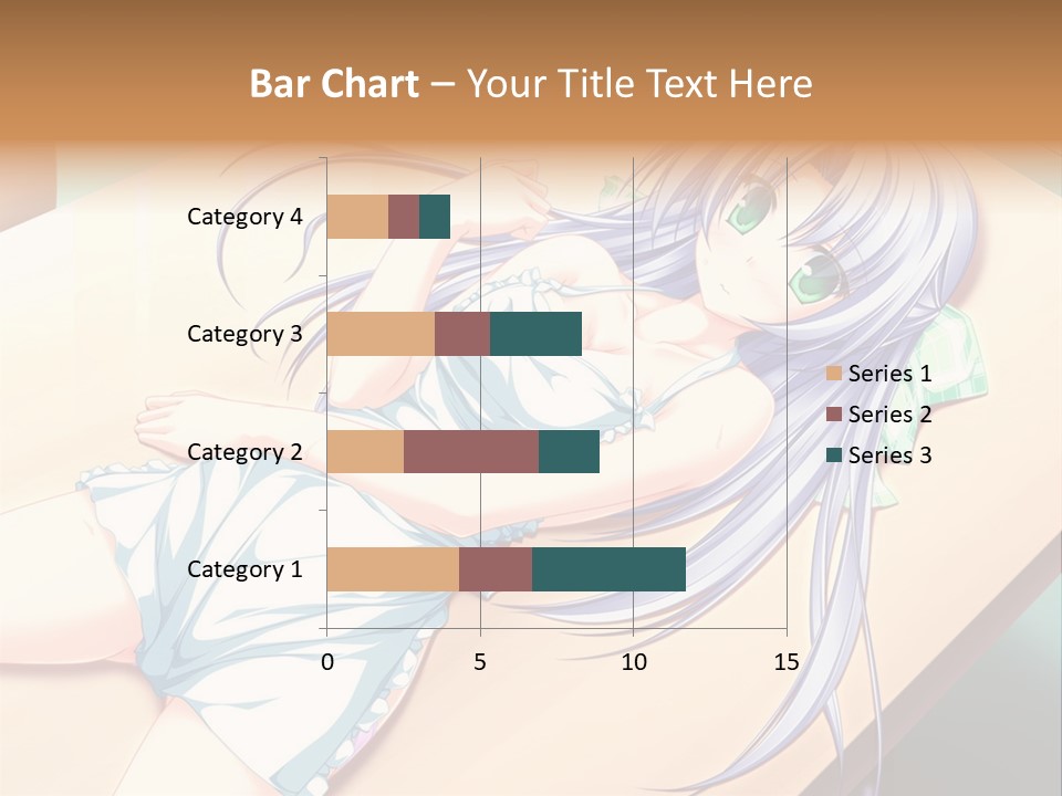 A Woman Laying On Top Of A Wooden Table PowerPoint Template