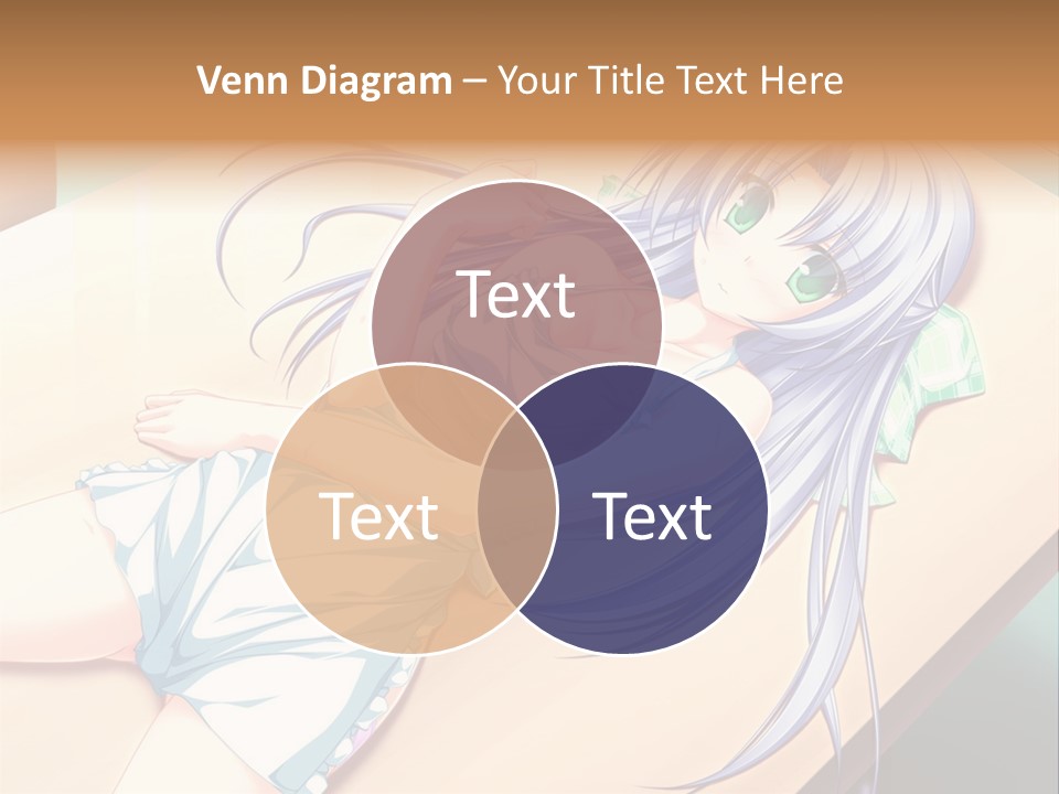 A Woman Laying On Top Of A Wooden Table PowerPoint Template