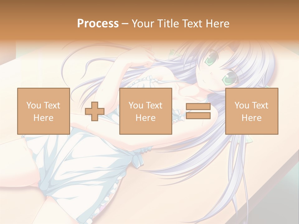 A Woman Laying On Top Of A Wooden Table PowerPoint Template