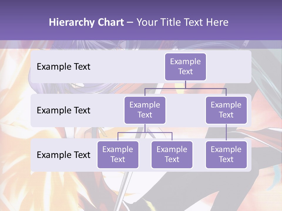 An Anime Character With A Sword In His Hand PowerPoint Template