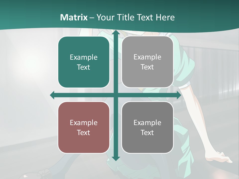 A Woman Sitting On The Ground In A Train Station PowerPoint Template