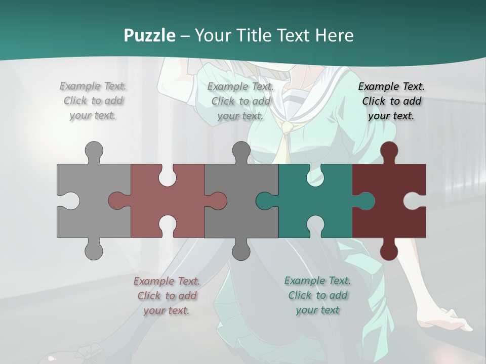 A Woman Sitting On The Ground In A Train Station PowerPoint Template