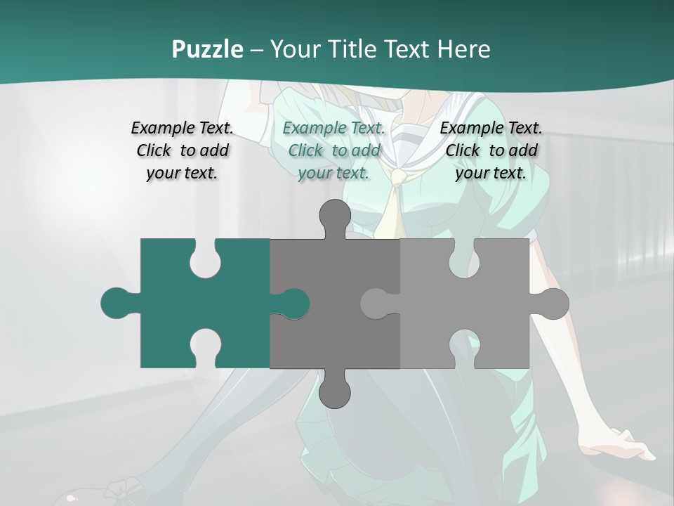 A Woman Sitting On The Ground In A Train Station PowerPoint Template