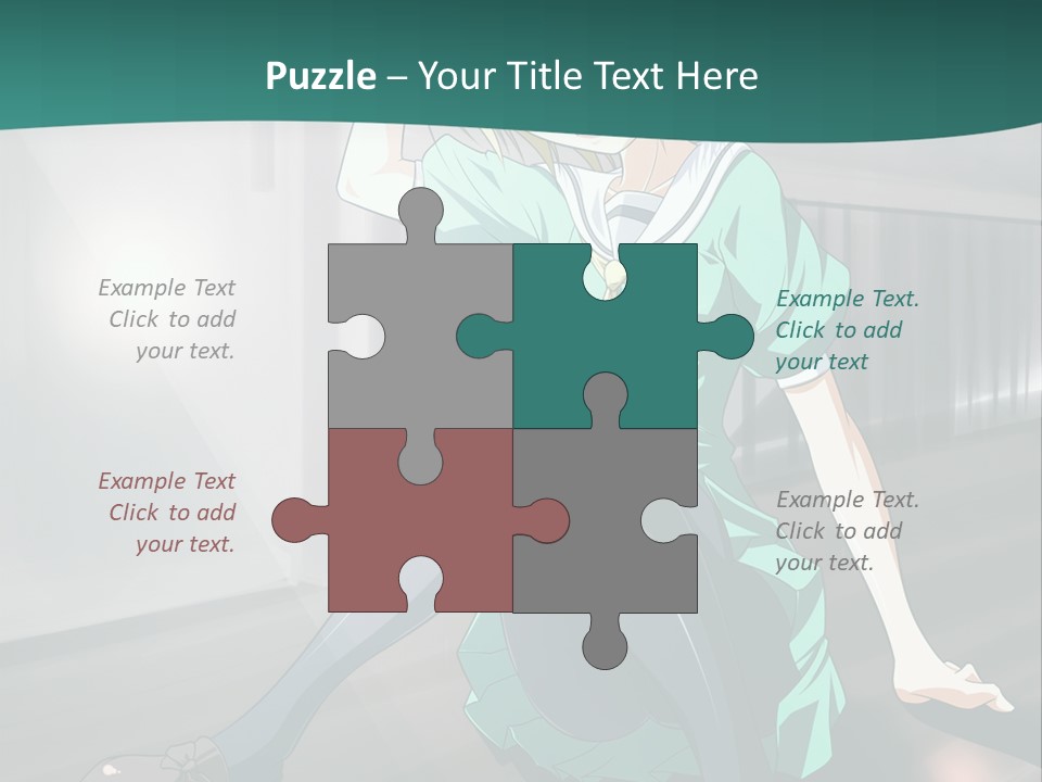 A Woman Sitting On The Ground In A Train Station PowerPoint Template