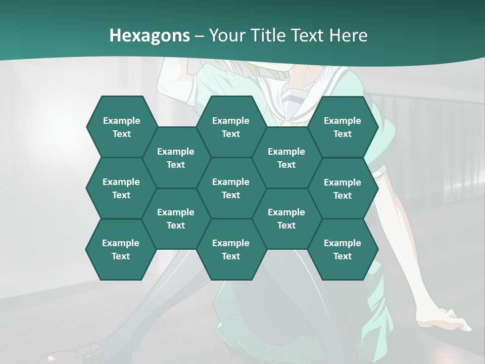 A Woman Sitting On The Ground In A Train Station PowerPoint Template