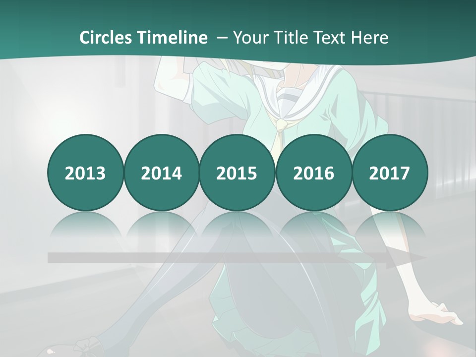 A Woman Sitting On The Ground In A Train Station PowerPoint Template