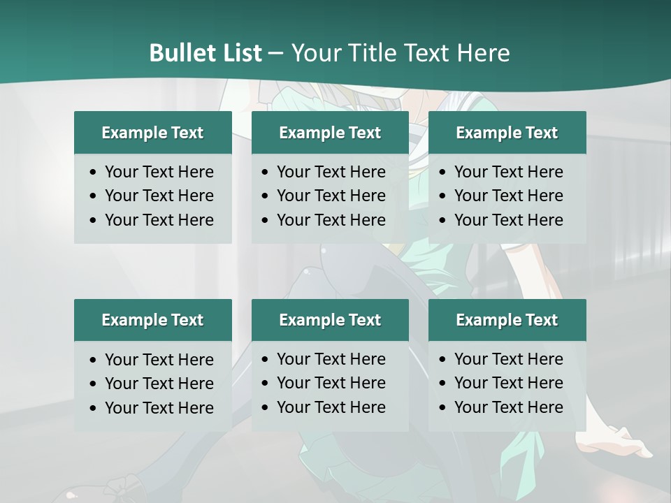 A Woman Sitting On The Ground In A Train Station PowerPoint Template