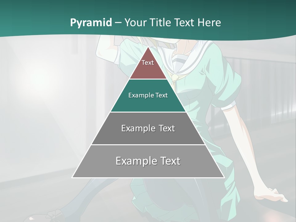 A Woman Sitting On The Ground In A Train Station PowerPoint Template