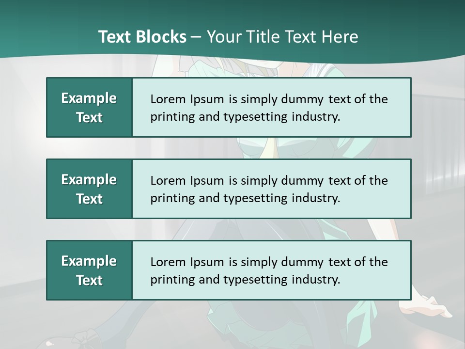 A Woman Sitting On The Ground In A Train Station PowerPoint Template