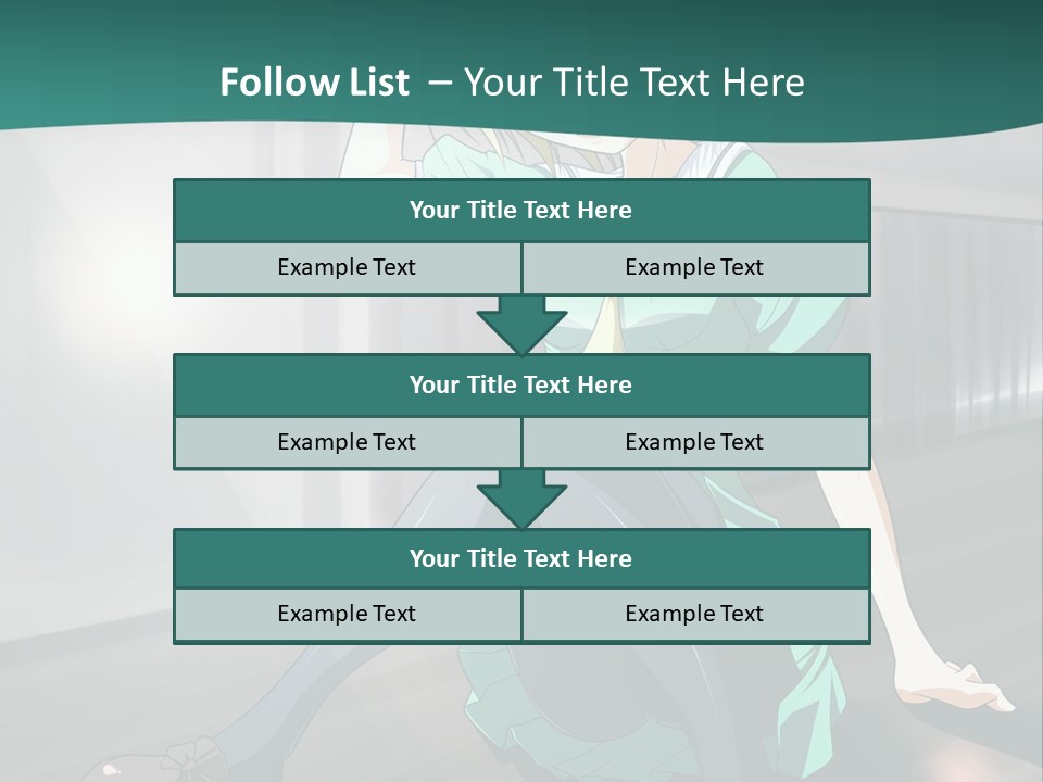 A Woman Sitting On The Ground In A Train Station PowerPoint Template