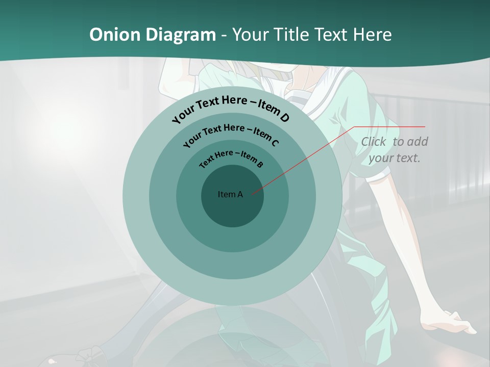 A Woman Sitting On The Ground In A Train Station PowerPoint Template