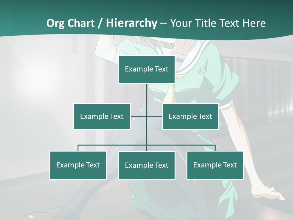 A Woman Sitting On The Ground In A Train Station PowerPoint Template