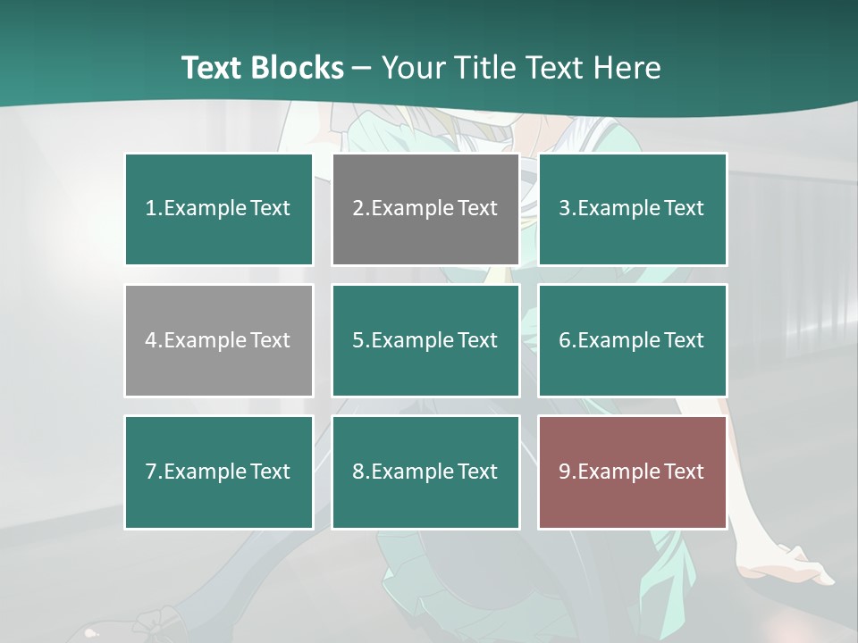 A Woman Sitting On The Ground In A Train Station PowerPoint Template