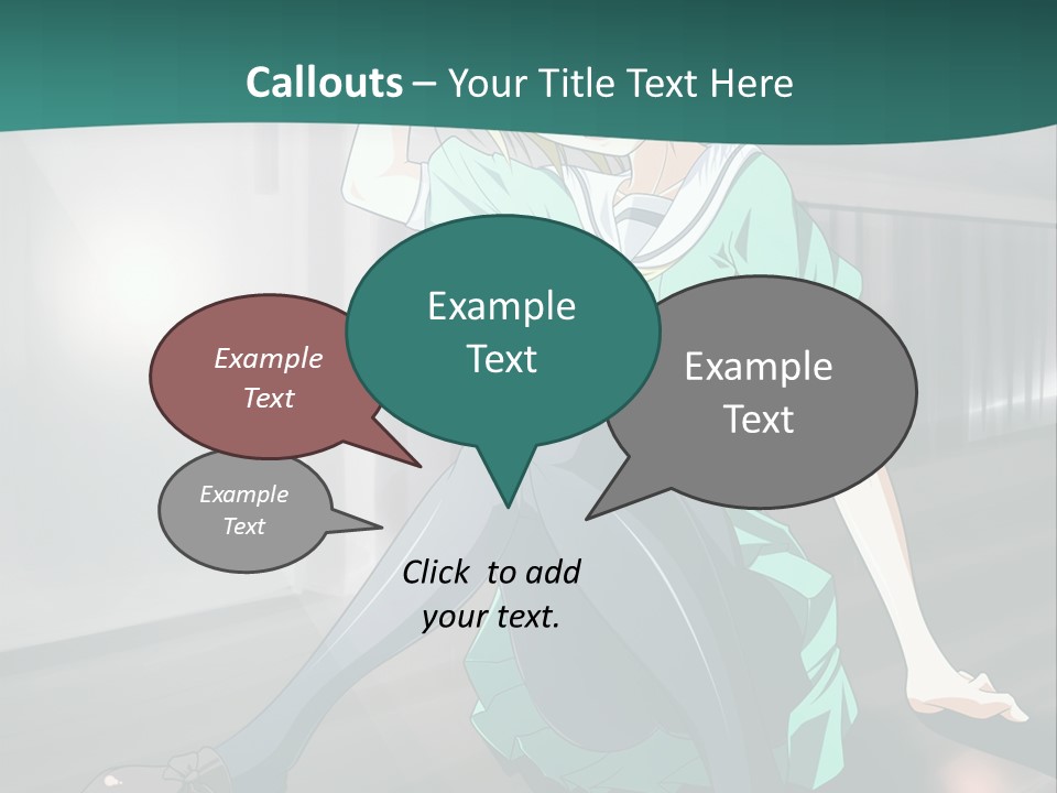 A Woman Sitting On The Ground In A Train Station PowerPoint Template