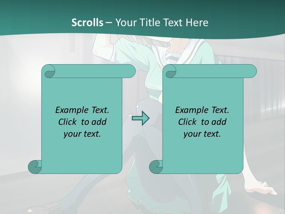 A Woman Sitting On The Ground In A Train Station PowerPoint Template