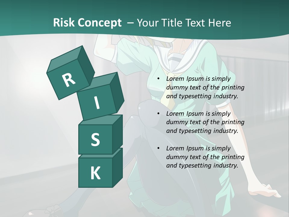 A Woman Sitting On The Ground In A Train Station PowerPoint Template