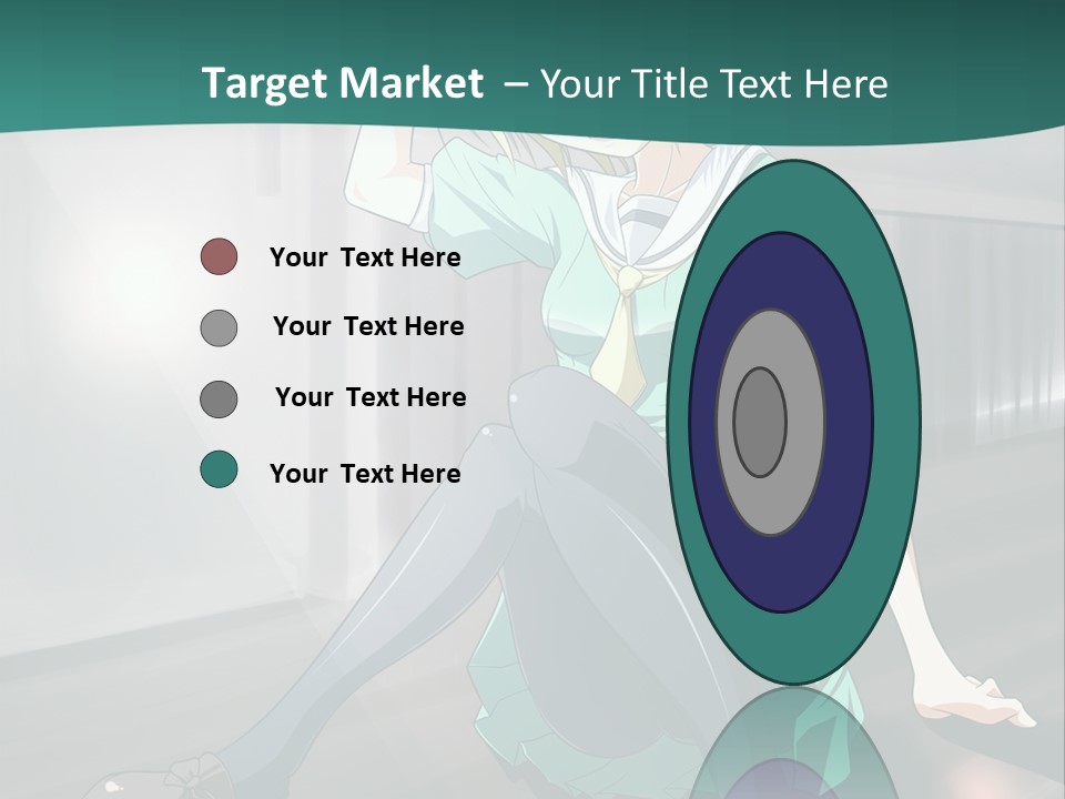 A Woman Sitting On The Ground In A Train Station PowerPoint Template