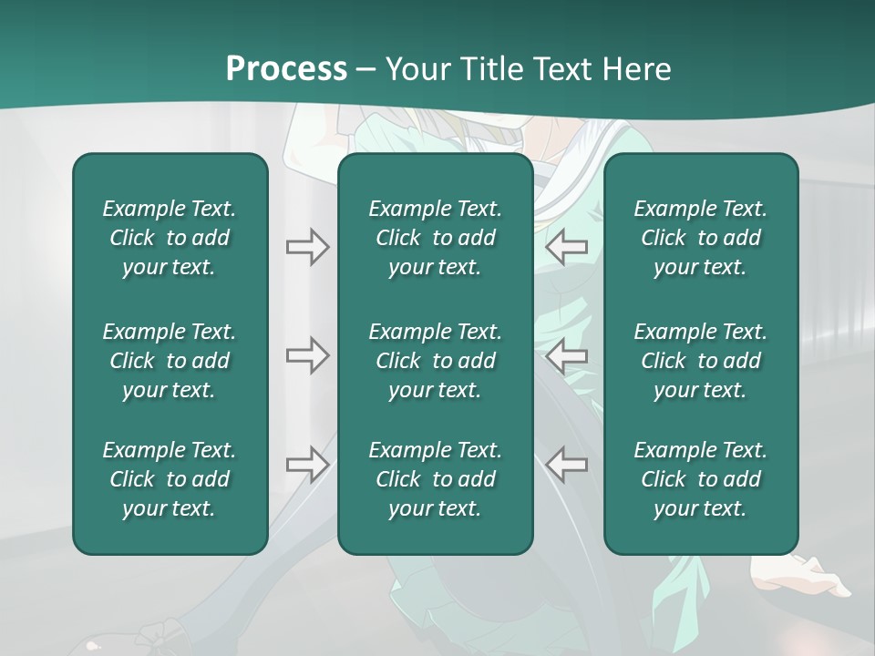 A Woman Sitting On The Ground In A Train Station PowerPoint Template