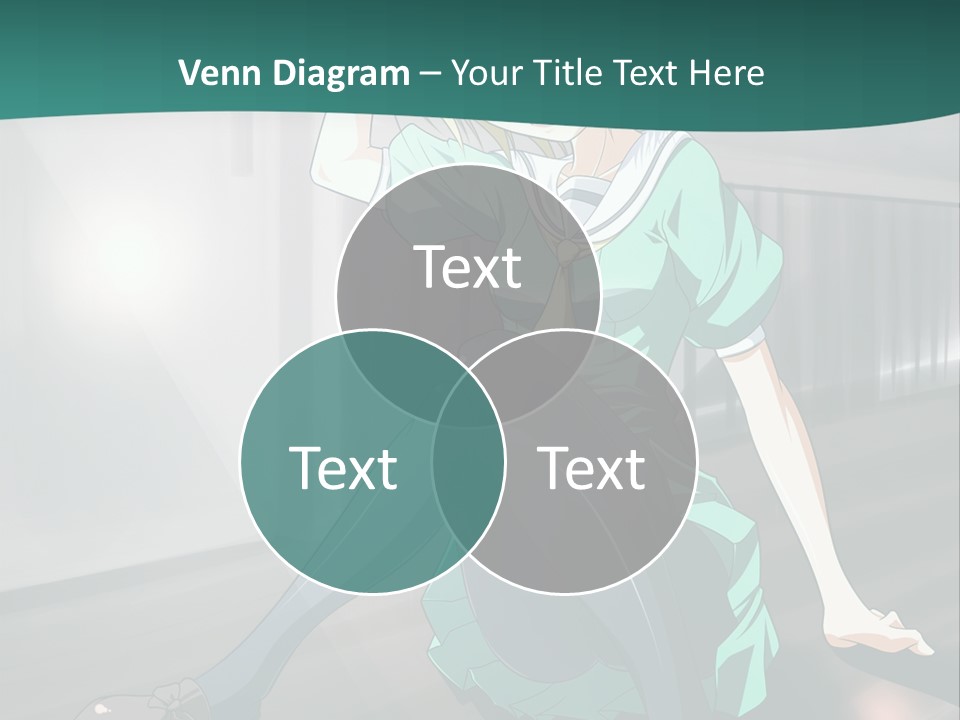 A Woman Sitting On The Ground In A Train Station PowerPoint Template