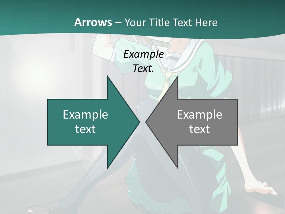 A Woman Sitting On The Ground In A Train Station PowerPoint Template