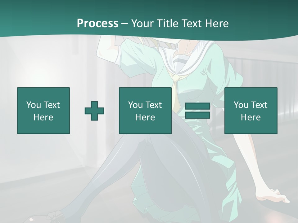 A Woman Sitting On The Ground In A Train Station PowerPoint Template