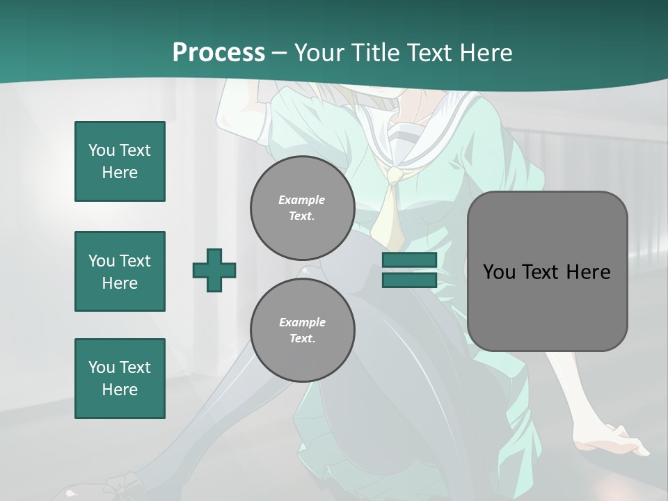 A Woman Sitting On The Ground In A Train Station PowerPoint Template
