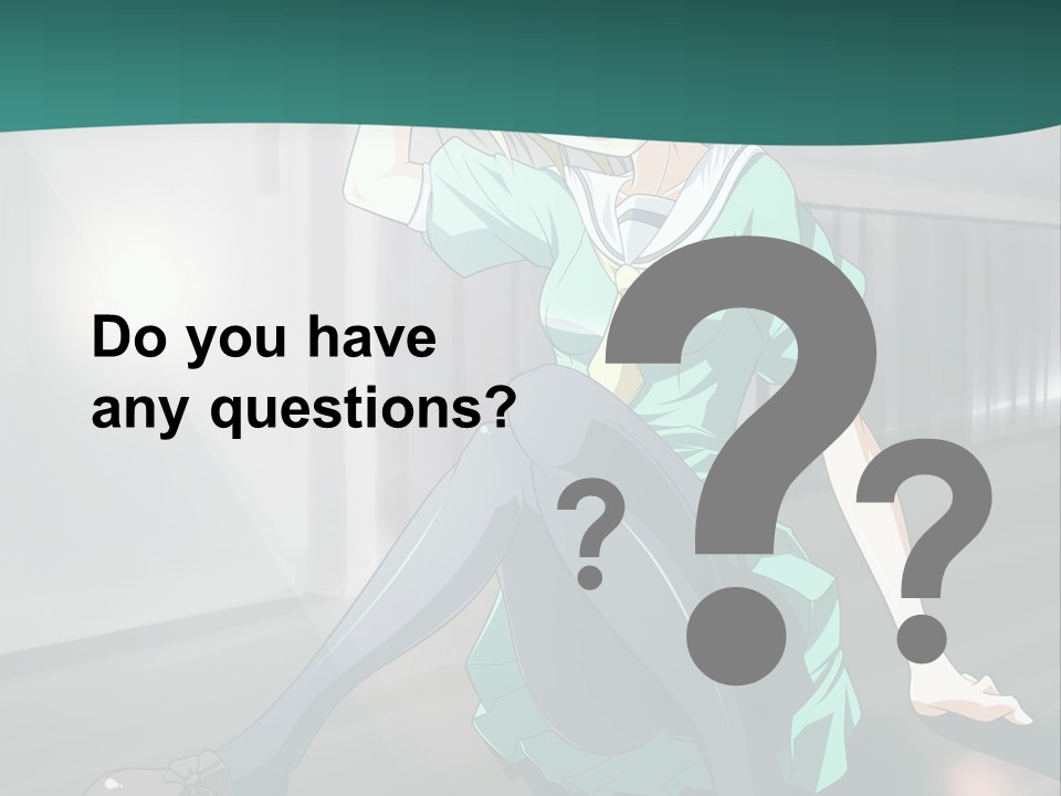 A Woman Sitting On The Ground In A Train Station PowerPoint Template