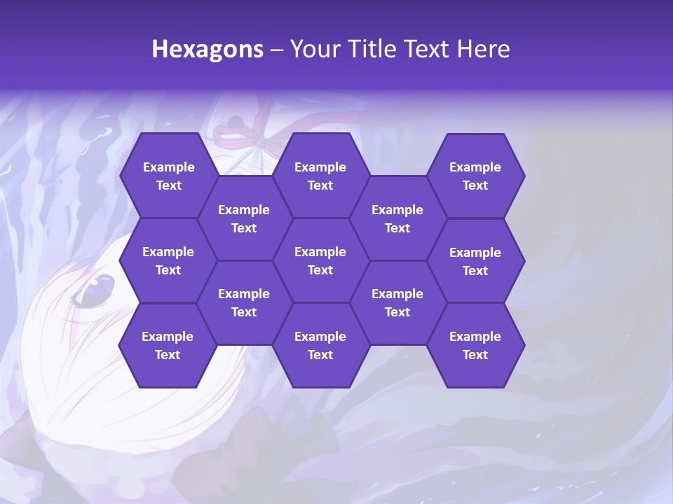 A Picture Of A Person In The Water With A Blue Background PowerPoint Template