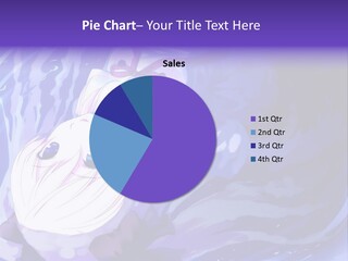 A Picture Of A Person In The Water With A Blue Background PowerPoint Template