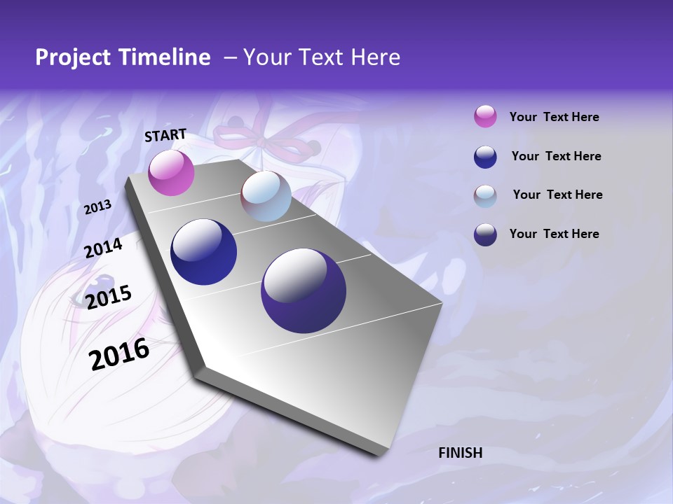 A Picture Of A Person In The Water With A Blue Background PowerPoint Template