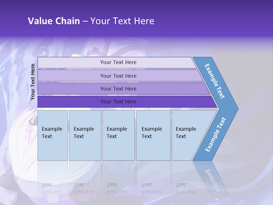 A Picture Of A Person In The Water With A Blue Background PowerPoint Template