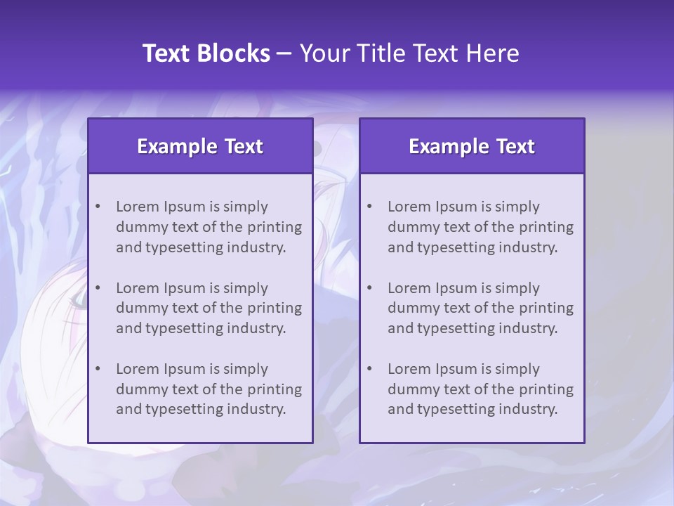 A Picture Of A Person In The Water With A Blue Background PowerPoint Template