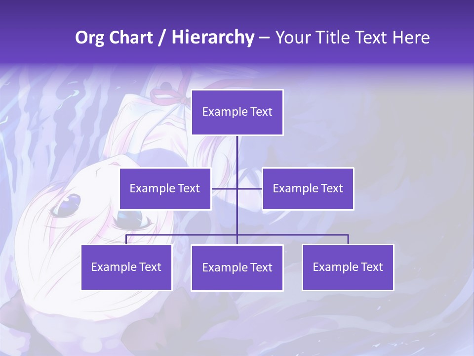 A Picture Of A Person In The Water With A Blue Background PowerPoint Template